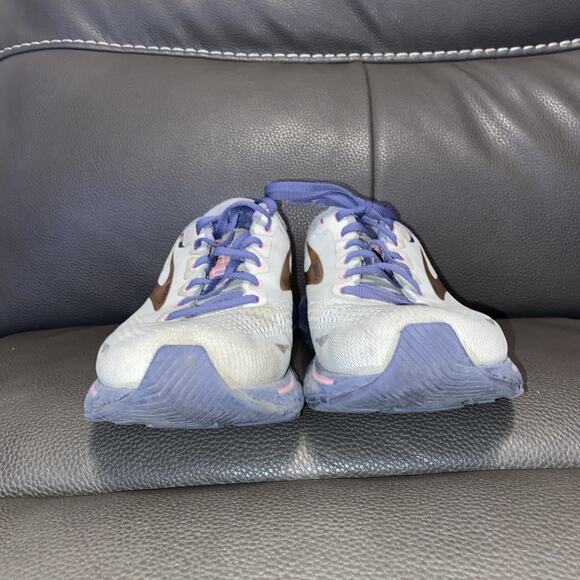 Brooks Womens Ghost 15 1203801B492 White Running Shoes Sneakers Size 10 B - Picture 2 of 7